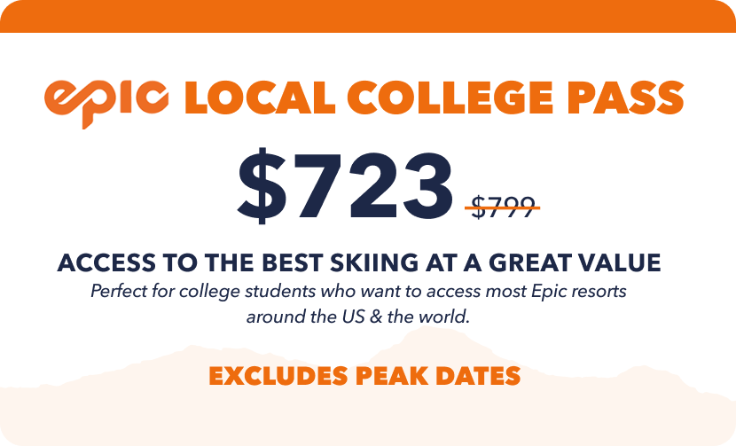 epic pass epic local college pass