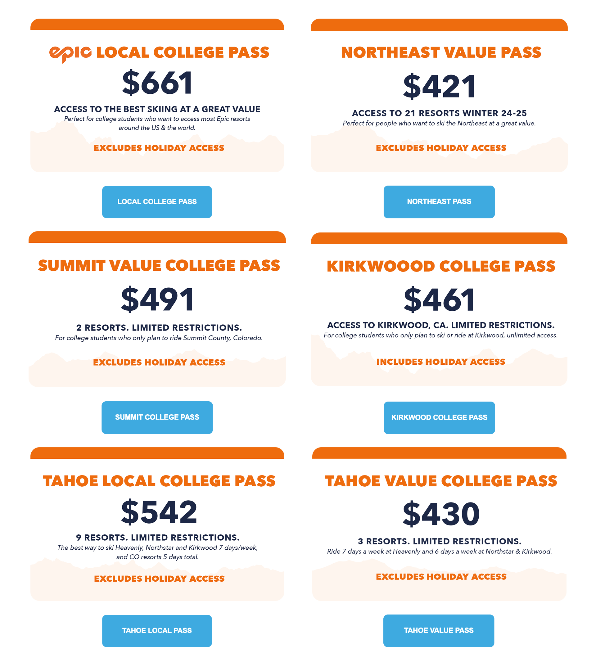 Epic Pass Student Discount 2024/25 SkiSync