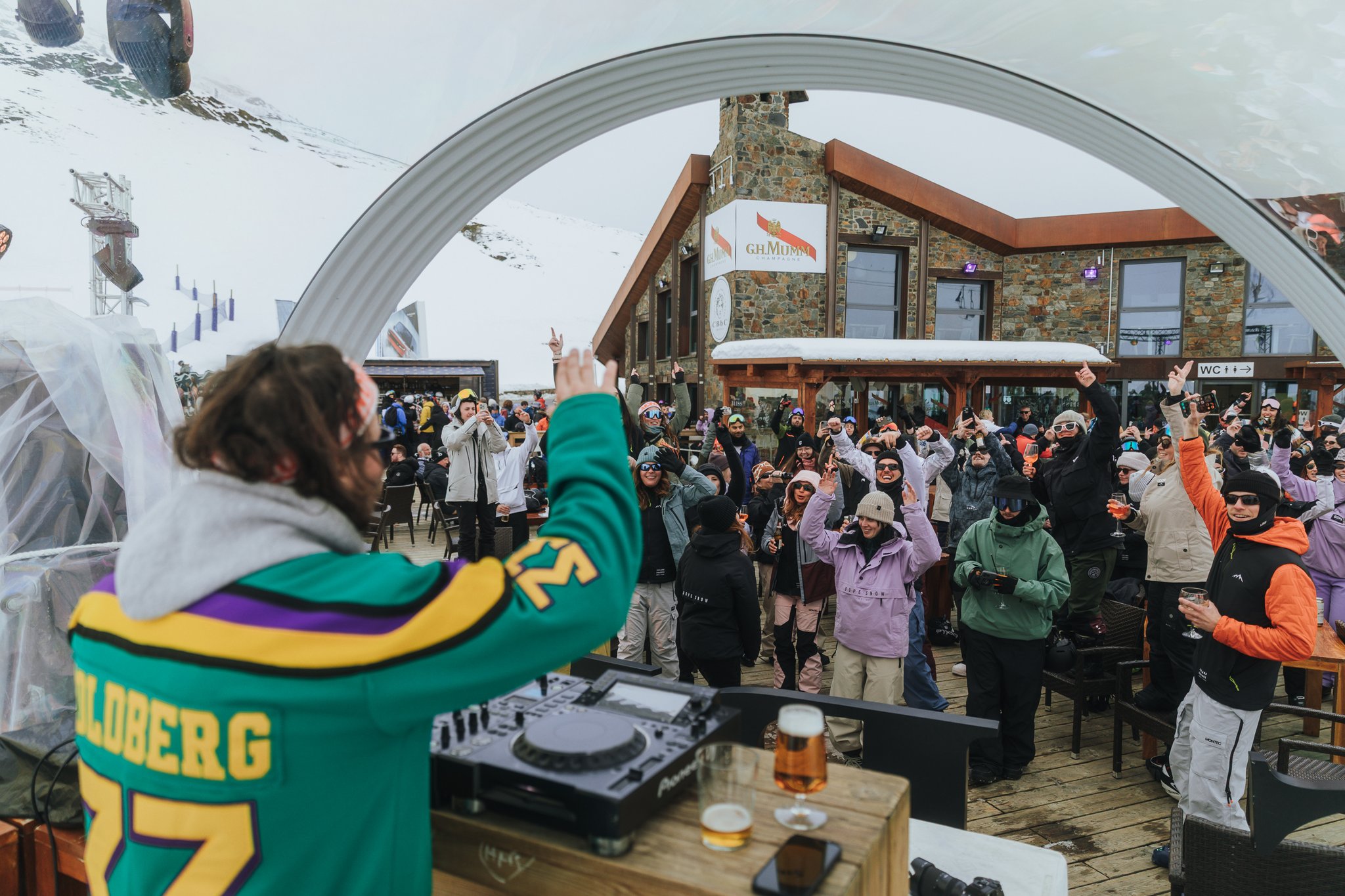 DJ on company retreat in Andorra